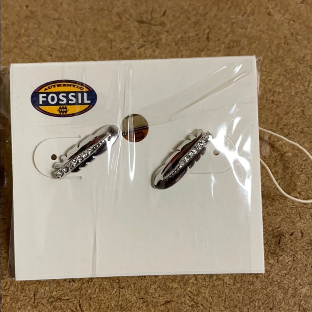 Fossil Rose Gold Earrings